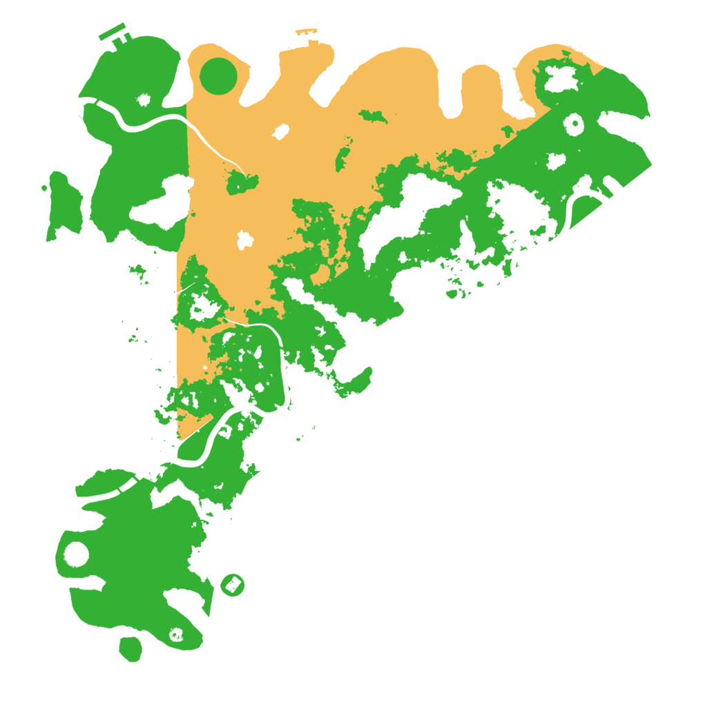 Biome Rust Map: Procedural Map, Size: 5000, Seed: 705729398