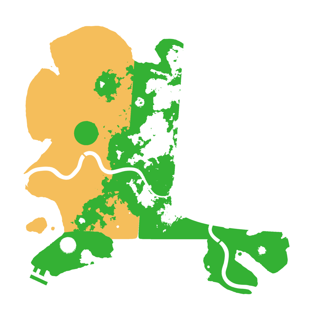 Biome Rust Map: Procedural Map, Size: 3500, Seed: 78698