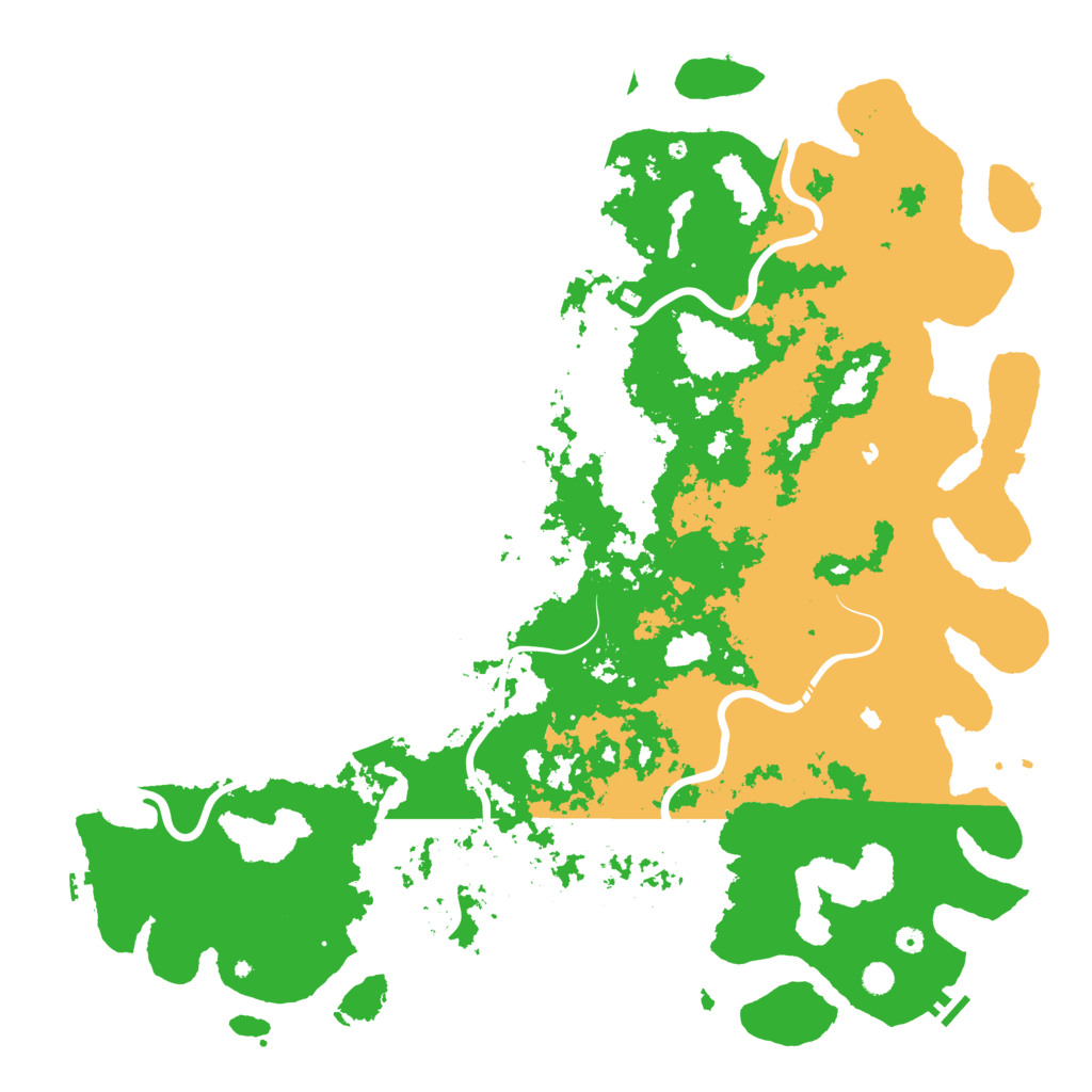 Biome Rust Map: Procedural Map, Size: 6000, Seed: 308497537