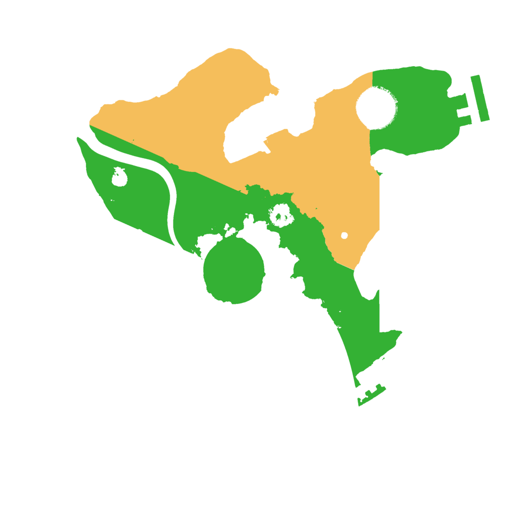 Biome Rust Map: Procedural Map, Size: 2200, Seed: 500