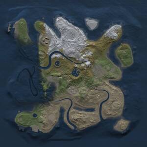 Thumbnail Rust Map: Procedural Map, Size: 2800, Seed: 714441874, 11 Monuments