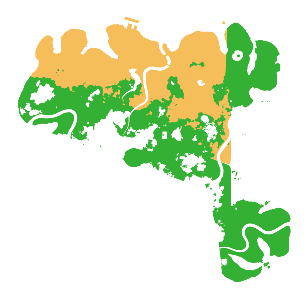 Biome Rust Map: Procedural Map, Size: 4300, Seed: 685471814