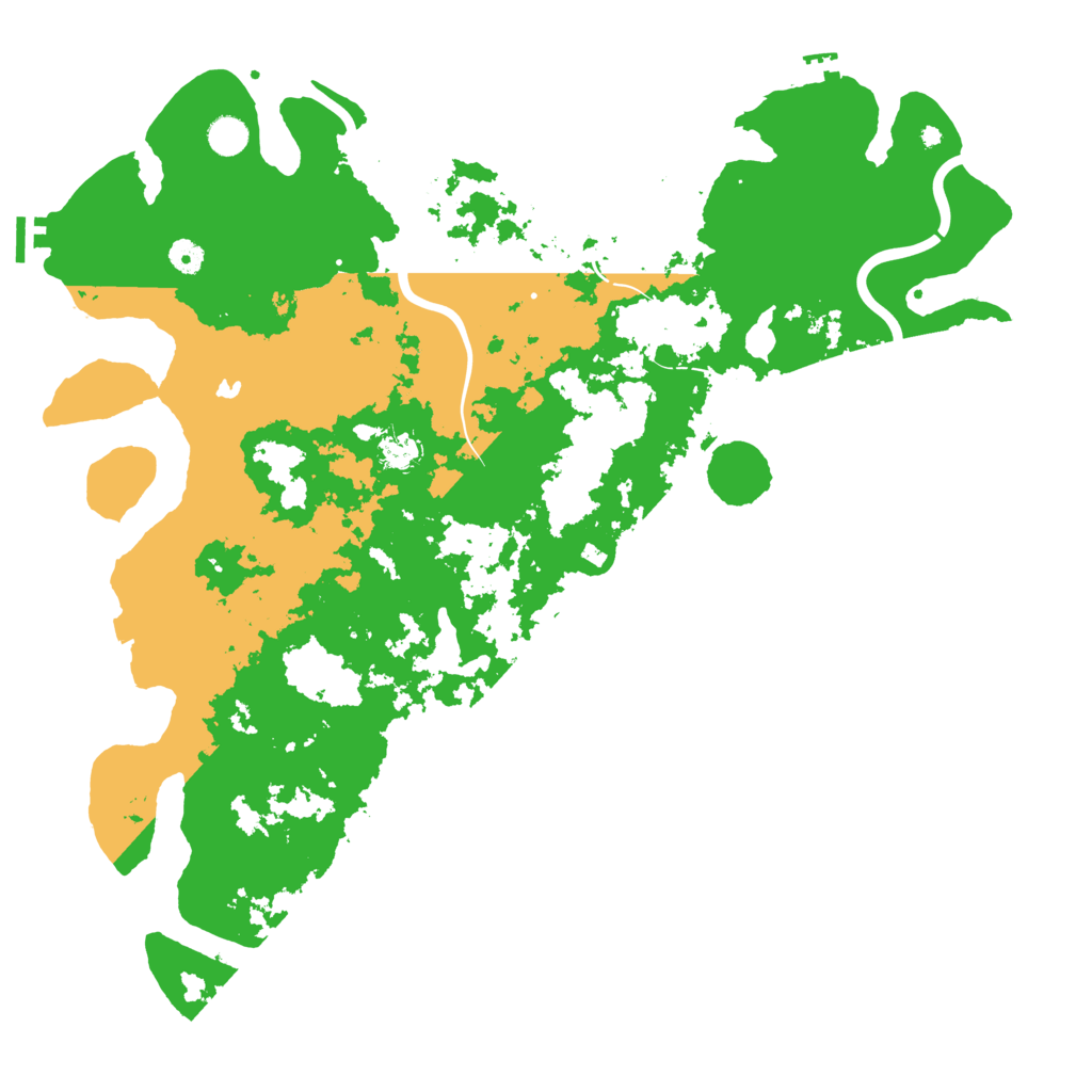 Biome Rust Map: Procedural Map, Size: 4800, Seed: 490385543