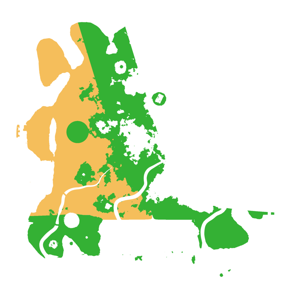 Biome Rust Map: Procedural Map, Size: 3500, Seed: 715508298