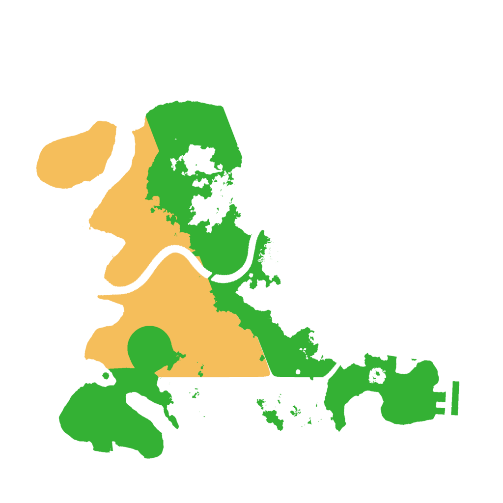 Biome Rust Map: Procedural Map, Size: 3000, Seed: 1234125232