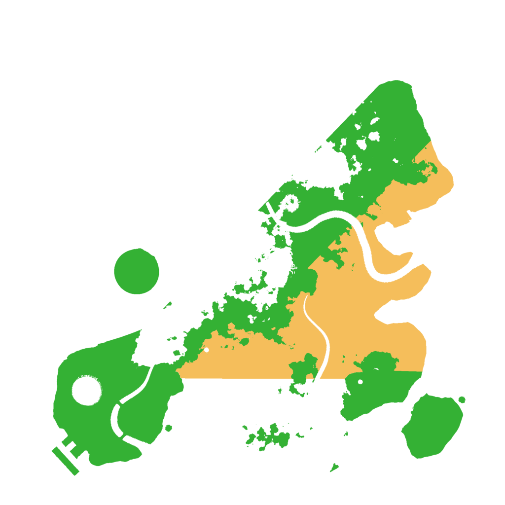 Biome Rust Map: Procedural Map, Size: 3000, Seed: 20260605
