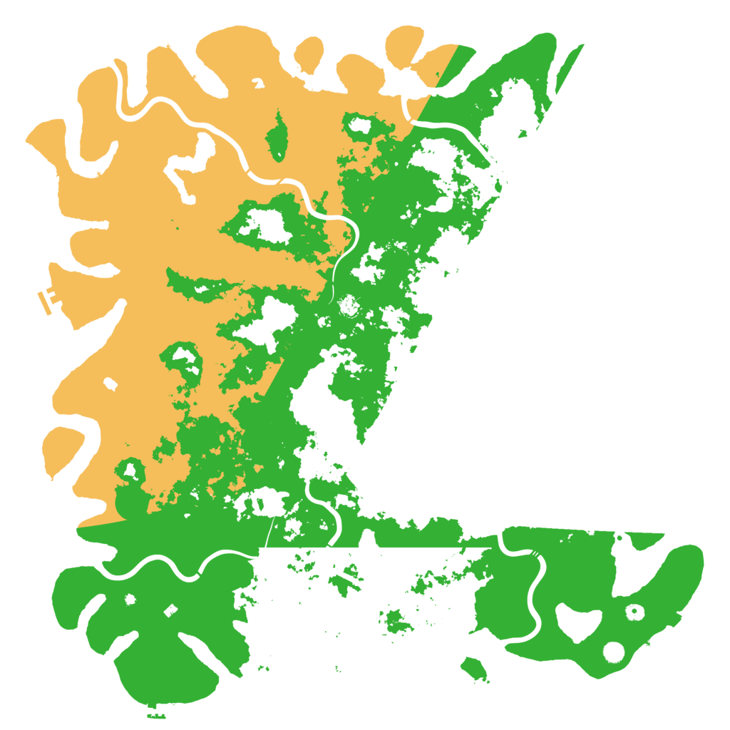 Biome Rust Map: Procedural Map, Size: 6000, Seed: 1720014107