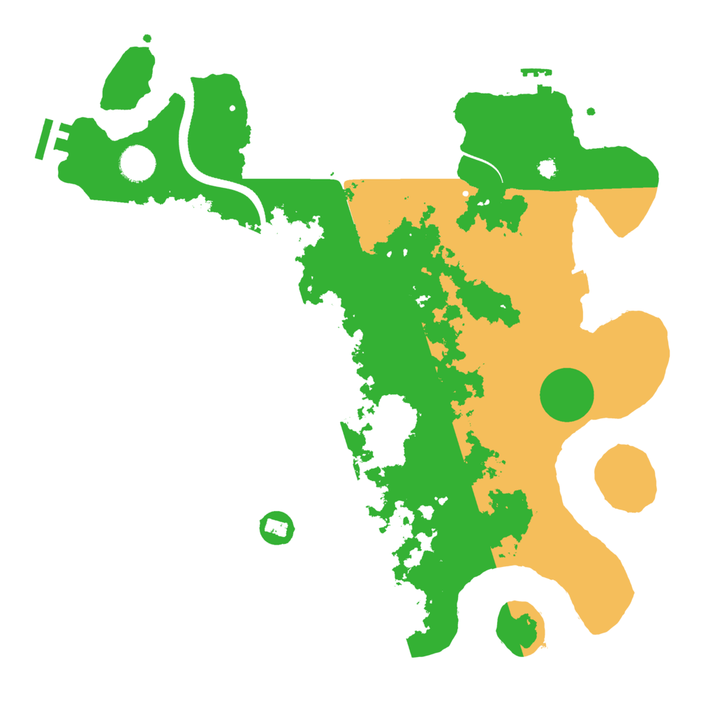 Biome Rust Map: Procedural Map, Size: 3500, Seed: 31221789