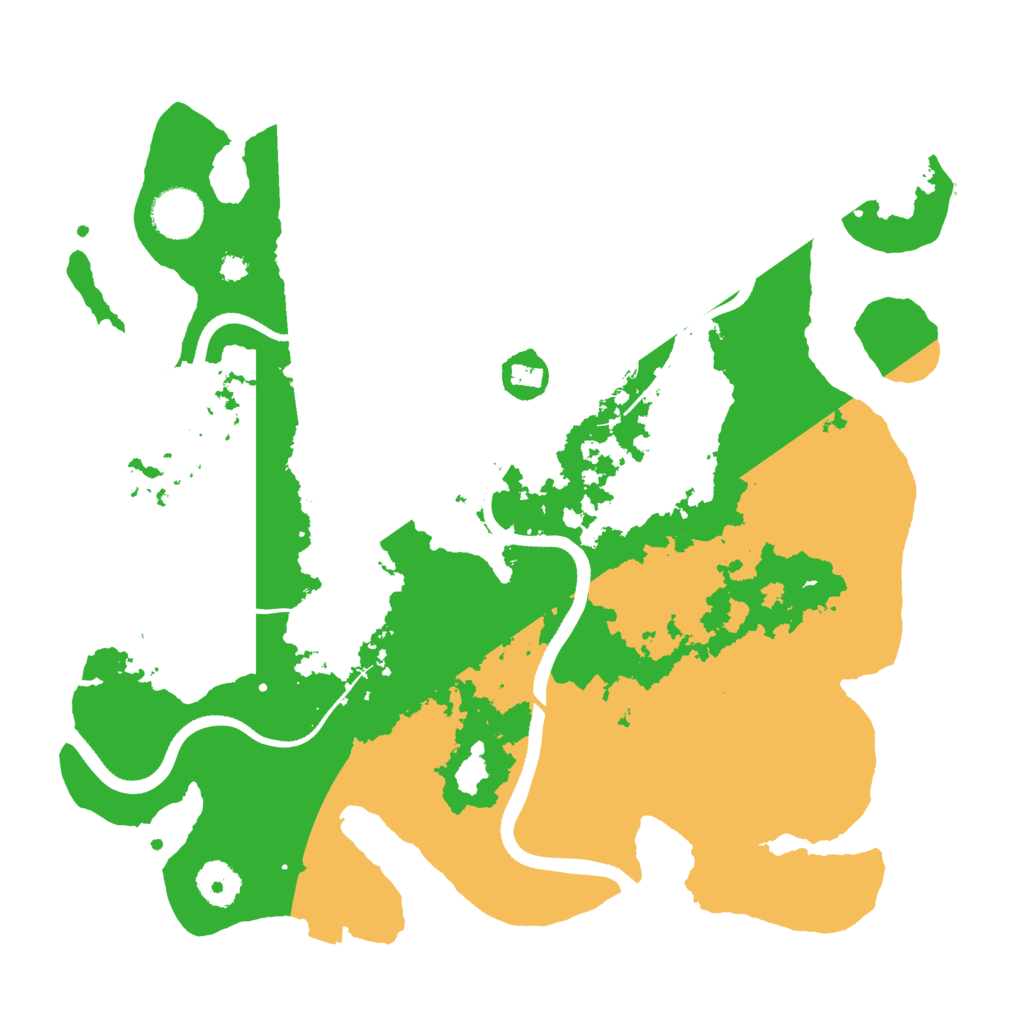 Biome Rust Map: Procedural Map, Size: 3500, Seed: 20627827