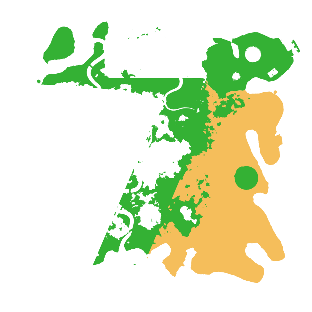 Biome Rust Map: Procedural Map, Size: 3500, Seed: 551724276