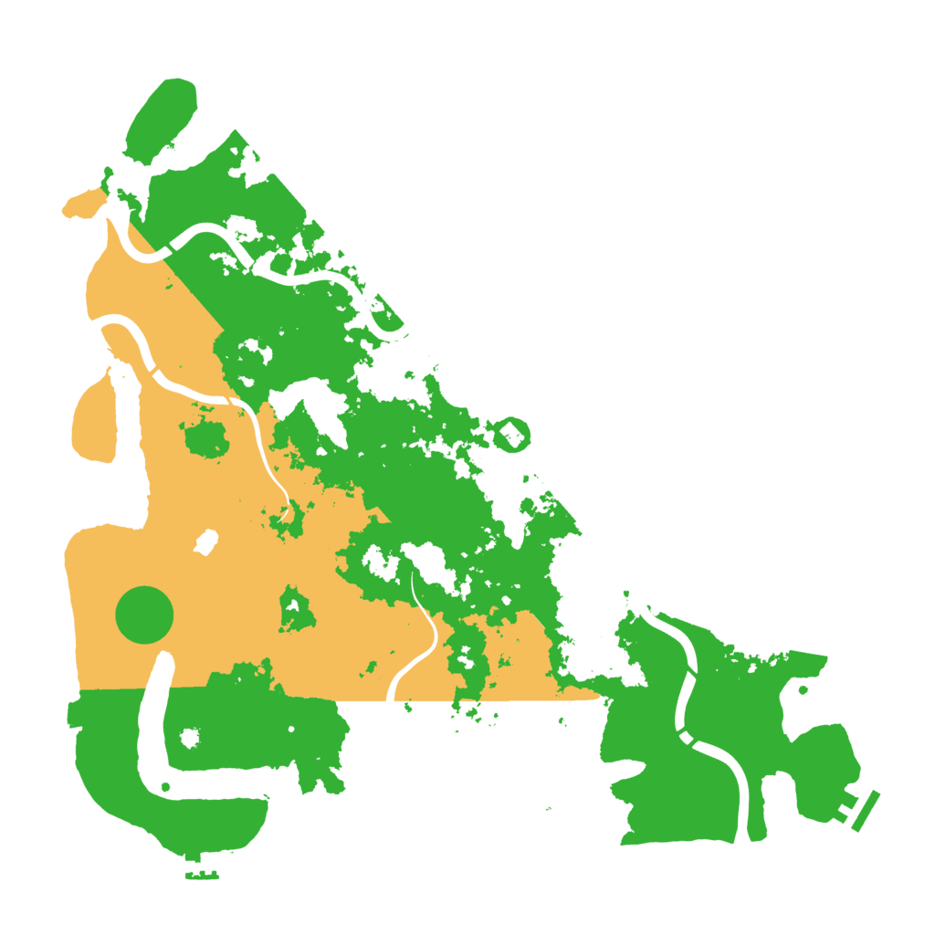 Biome Rust Map: Procedural Map, Size: 4250, Seed: 69696967