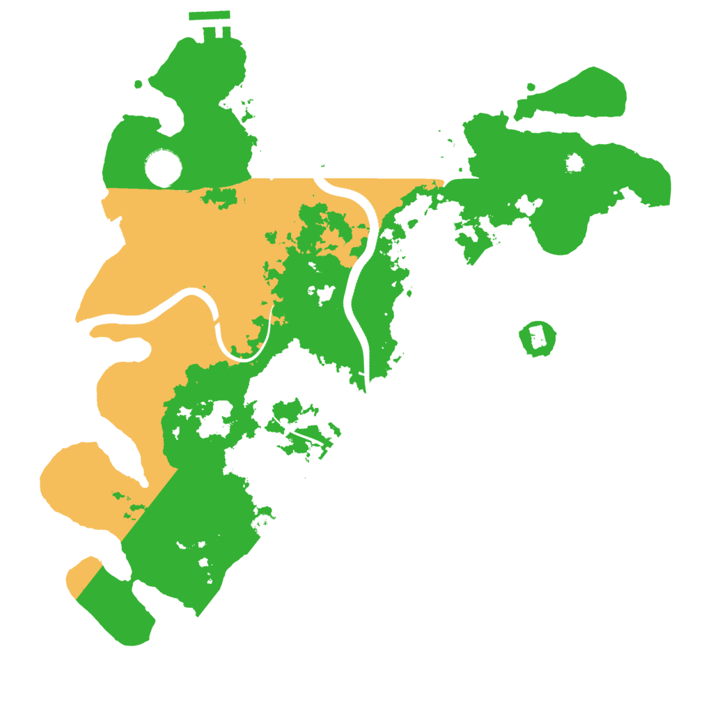 Biome Rust Map: Procedural Map, Size: 3500, Seed: 1437642754