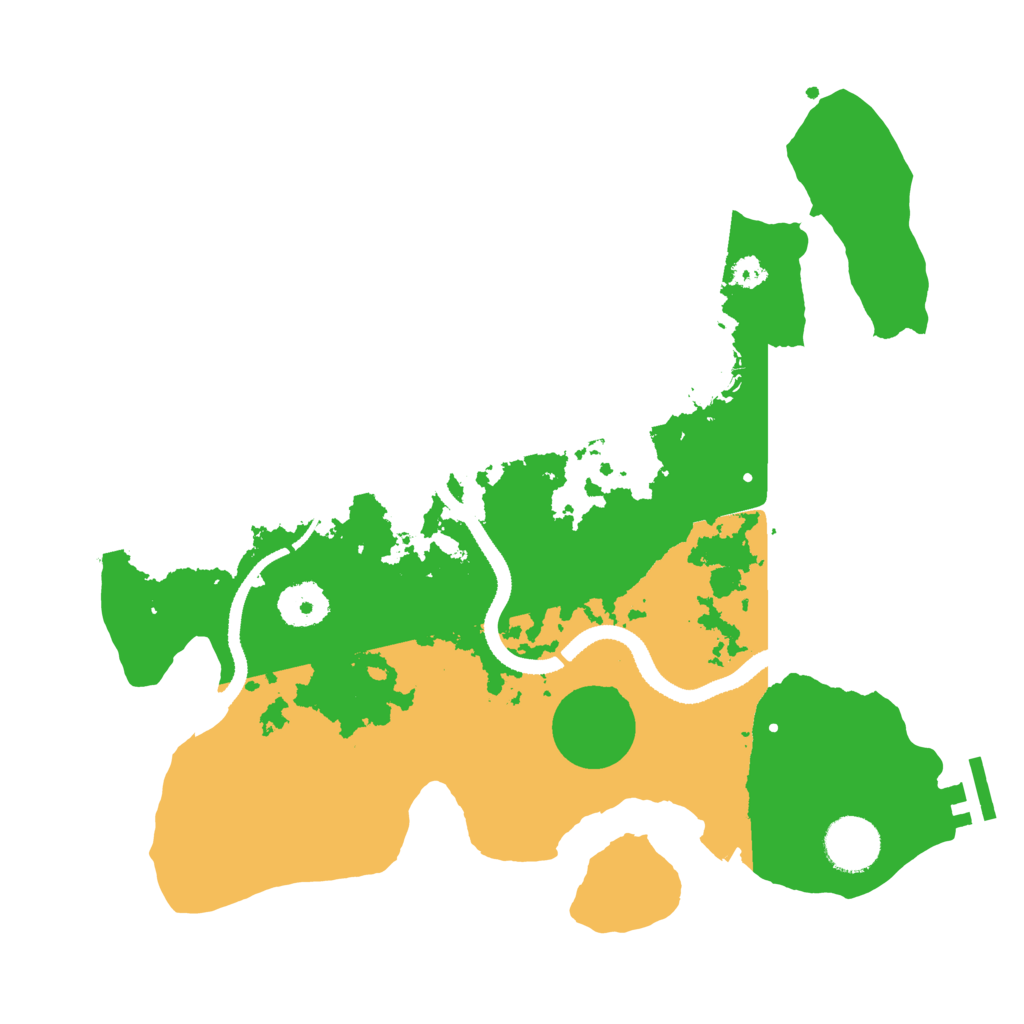 Biome Rust Map: Procedural Map, Size: 3250, Seed: 1877911820