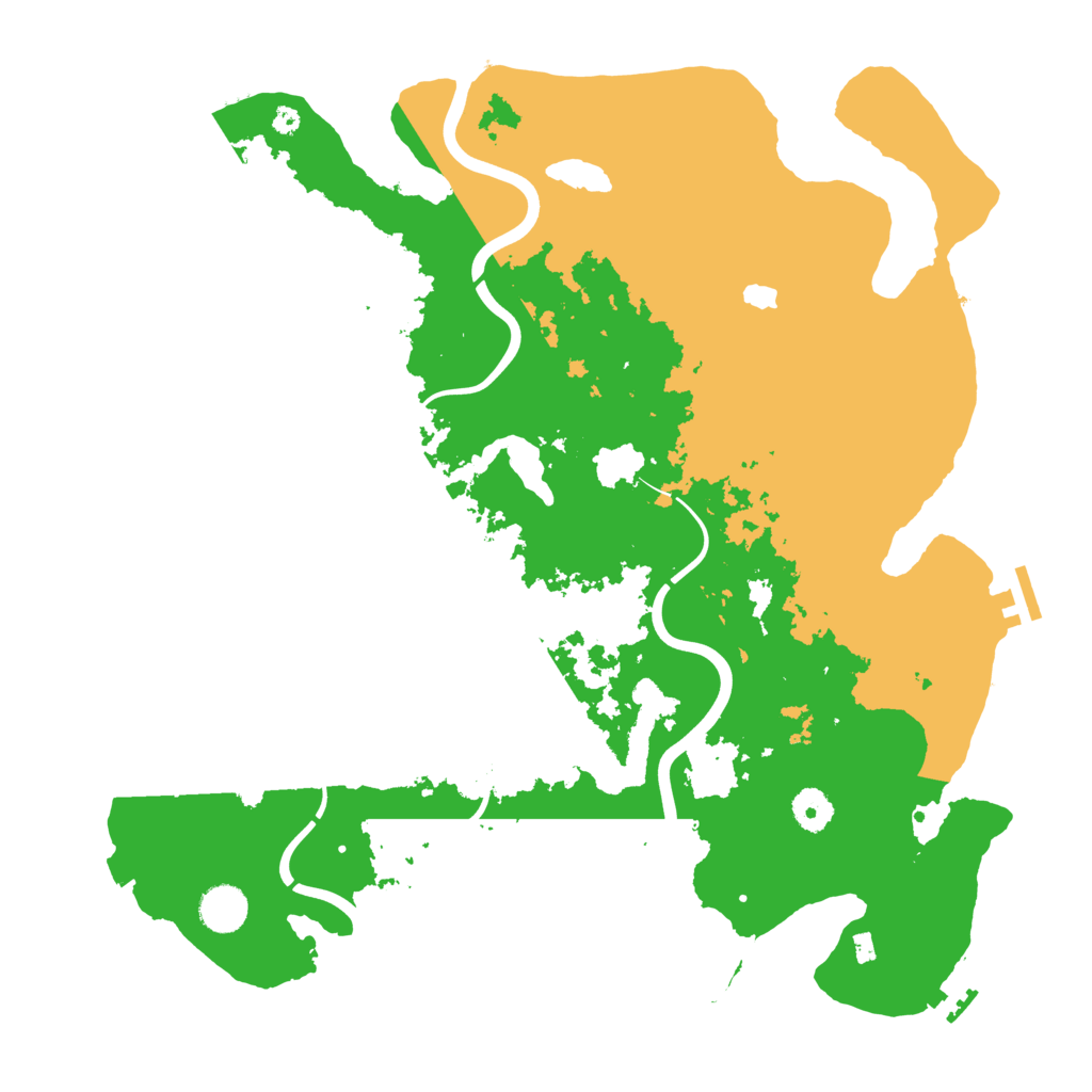 Biome Rust Map: Procedural Map, Size: 4000, Seed: 756352224