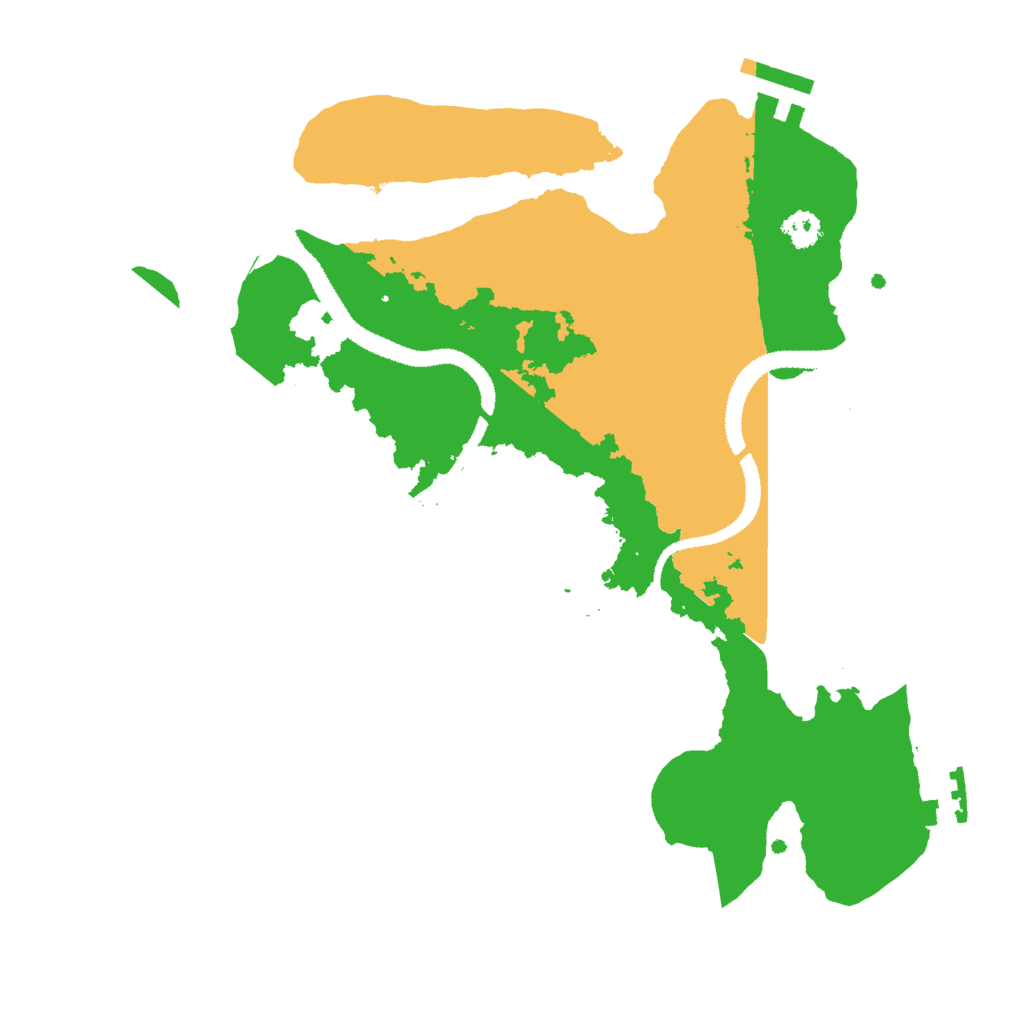Biome Rust Map: Procedural Map, Size: 2800, Seed: 754593832