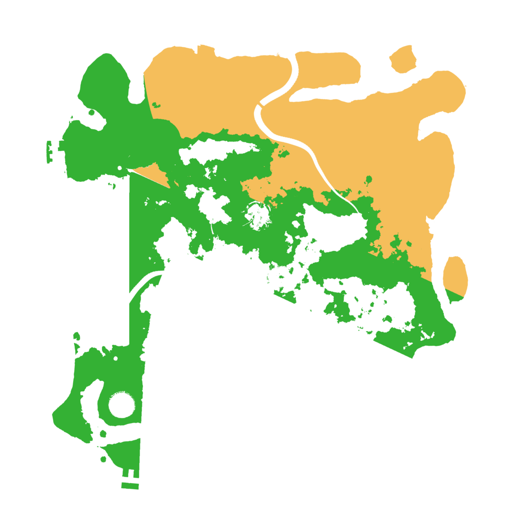 Biome Rust Map: Procedural Map, Size: 3500, Seed: 1838983032