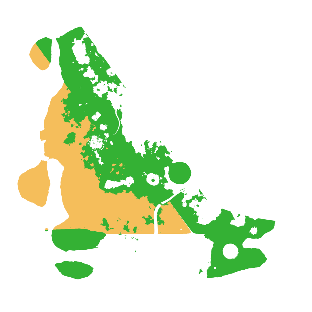 Biome Rust Map: Procedural Map, Size: 3700, Seed: 1755015531