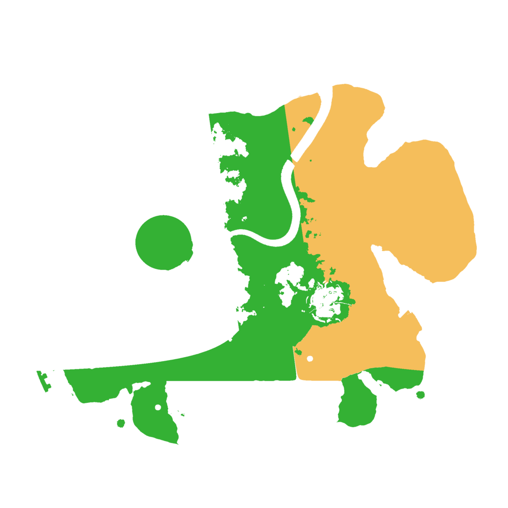 Biome Rust Map: Procedural Map, Size: 2500, Seed: 234043220