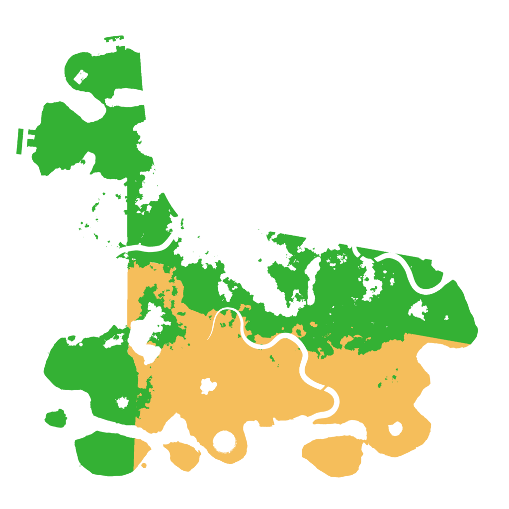 Biome Rust Map: Procedural Map, Size: 4000, Seed: 278953974