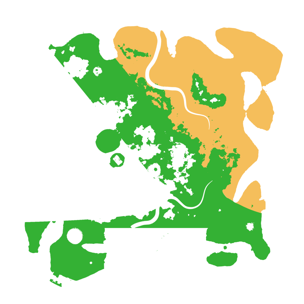 Biome Rust Map: Procedural Map, Size: 3500, Seed: 1319054979