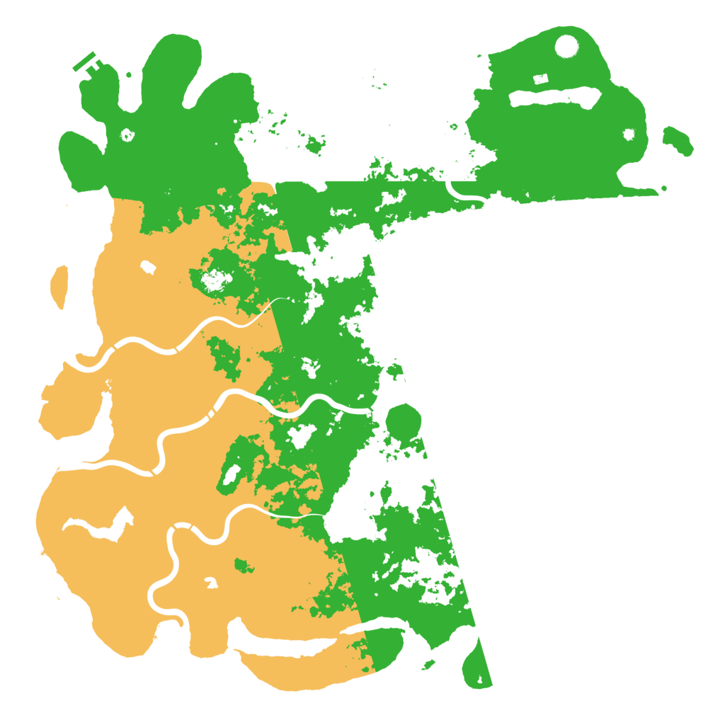 Biome Rust Map: Procedural Map, Size: 5500, Seed: 1897428870