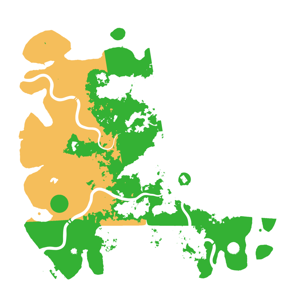 Biome Rust Map: Procedural Map, Size: 4400, Seed: 482910536