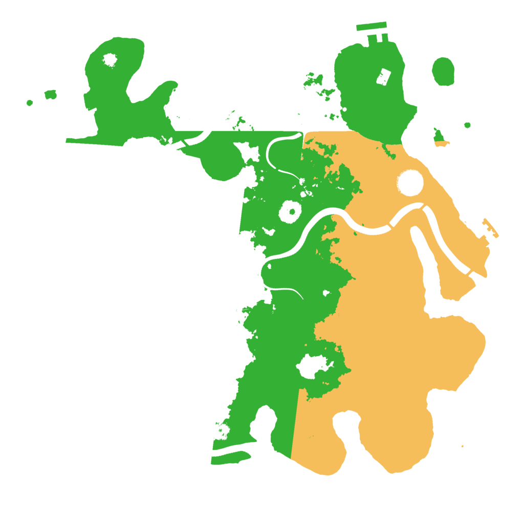 Biome Rust Map: Procedural Map, Size: 3500, Seed: 1878677360