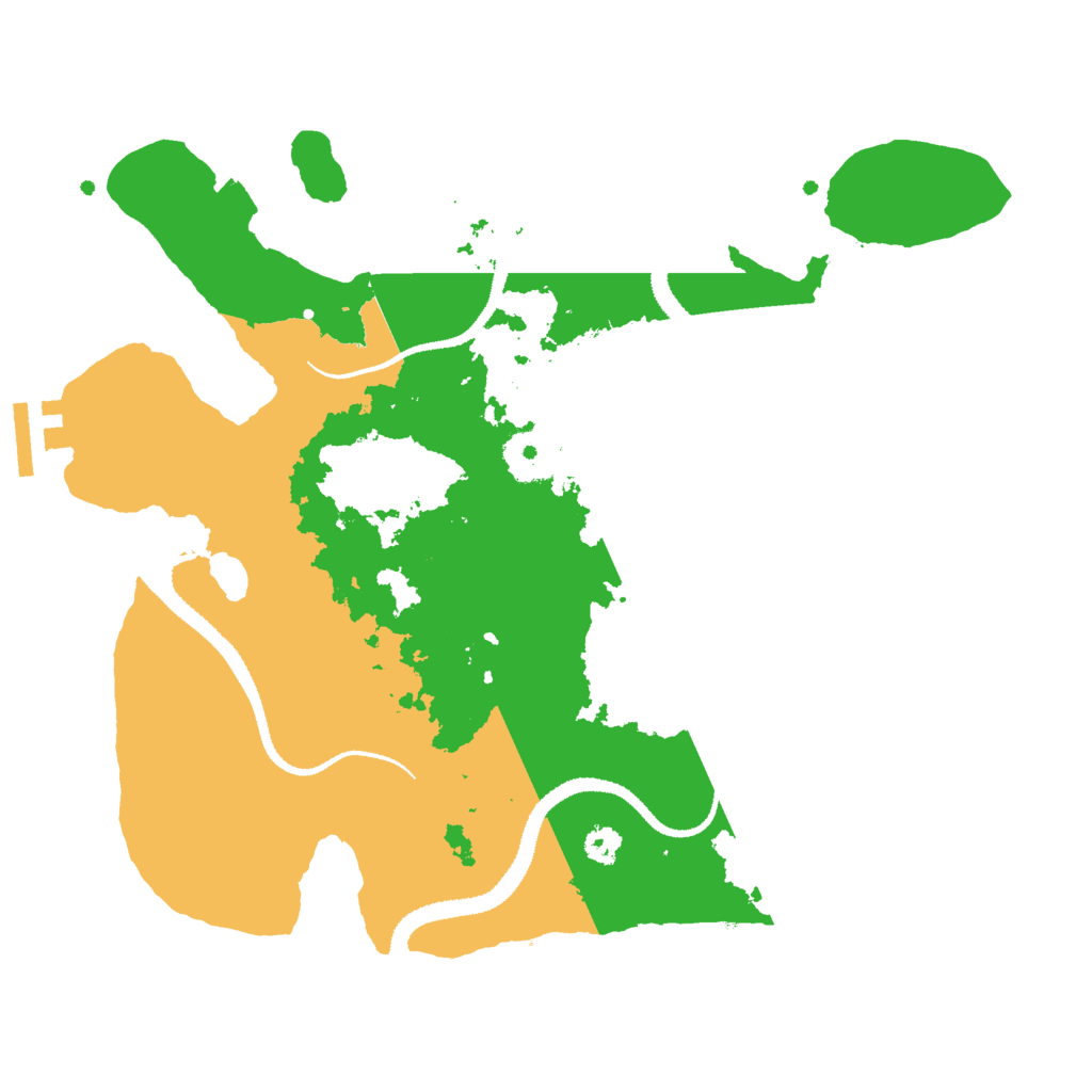 Biome Rust Map: Procedural Map, Size: 3000, Seed: 1880007448