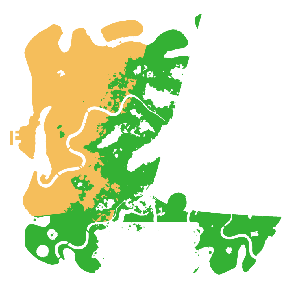 Biome Rust Map: Procedural Map, Size: 4250, Seed: 641223615