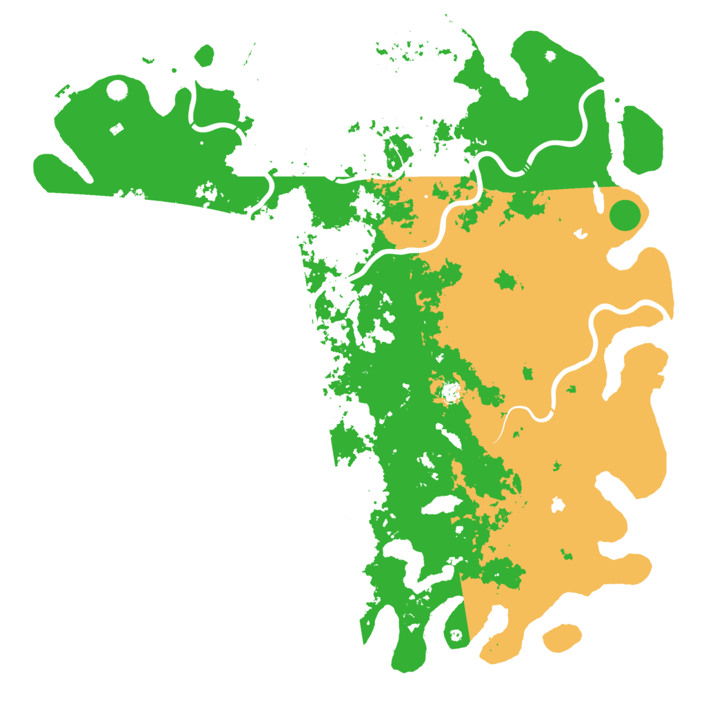 Biome Rust Map: Procedural Map, Size: 6000, Seed: 1326546472