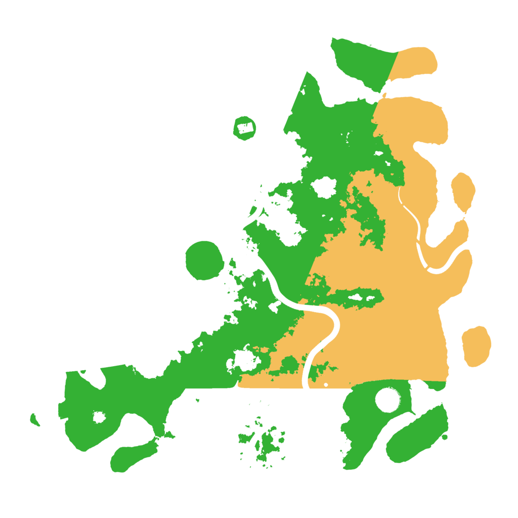 Biome Rust Map: Procedural Map, Size: 3750, Seed: 528823711