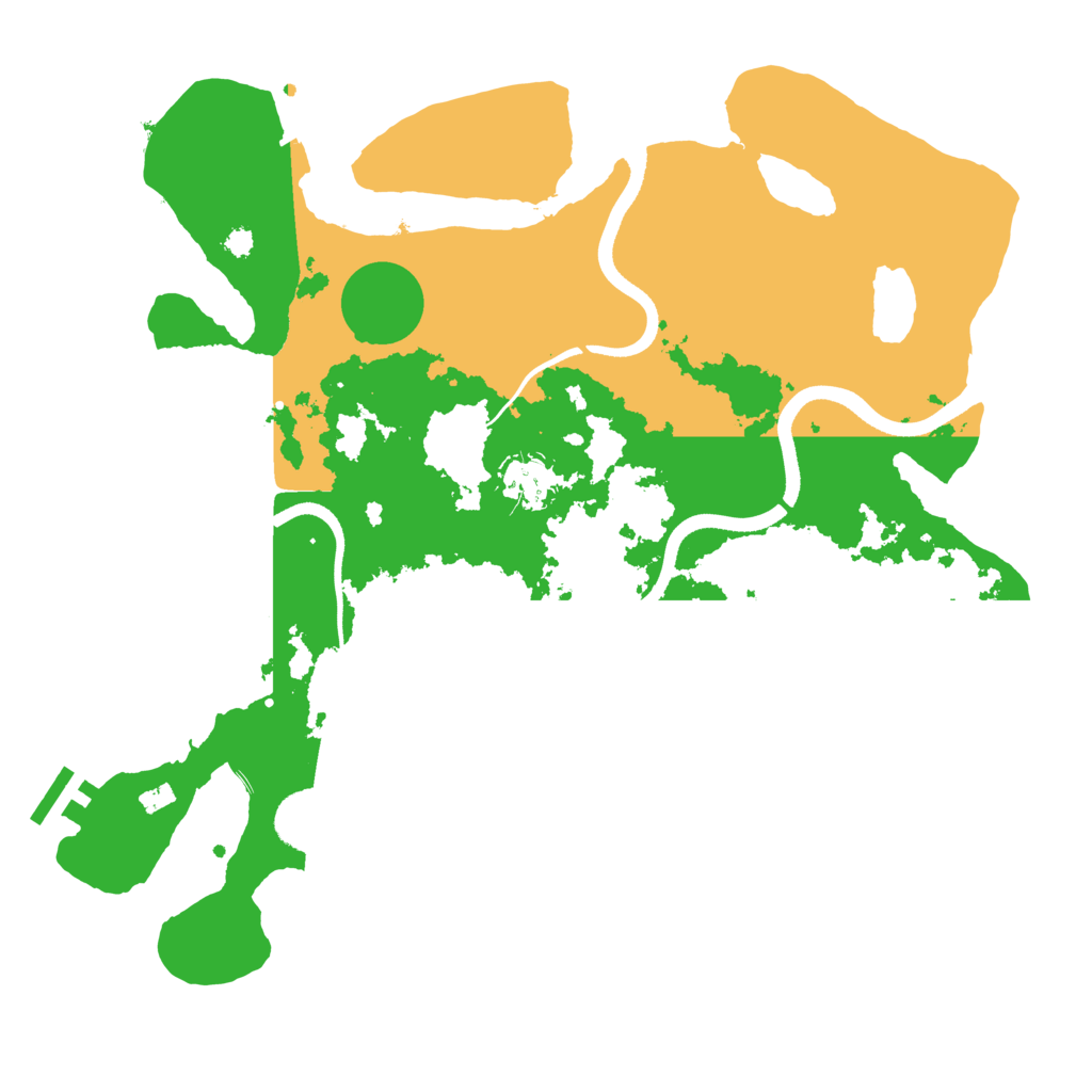 Biome Rust Map: Procedural Map, Size: 3500, Seed: 1746873934