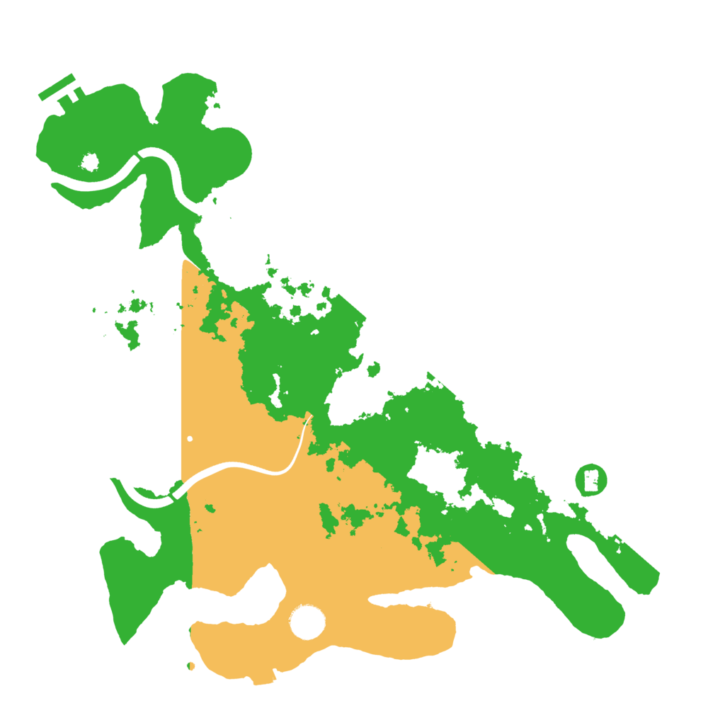 Biome Rust Map: Procedural Map, Size: 3650, Seed: 1758026682