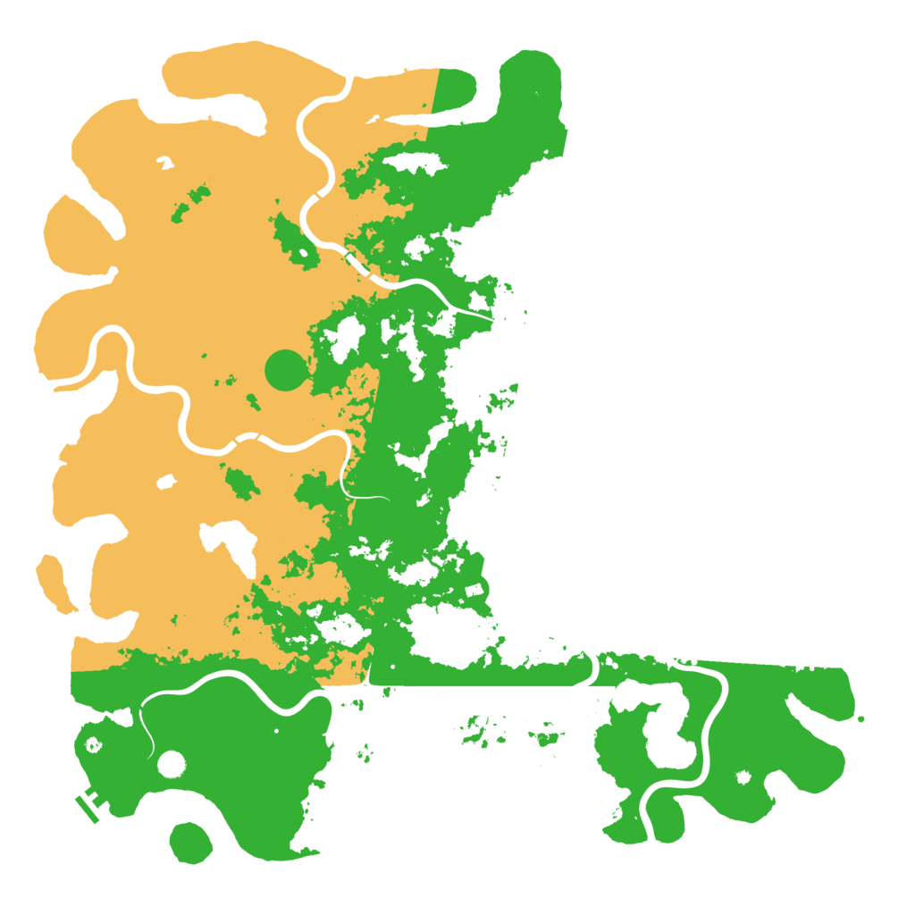 Biome Rust Map: Procedural Map, Size: 5800, Seed: 113658857
