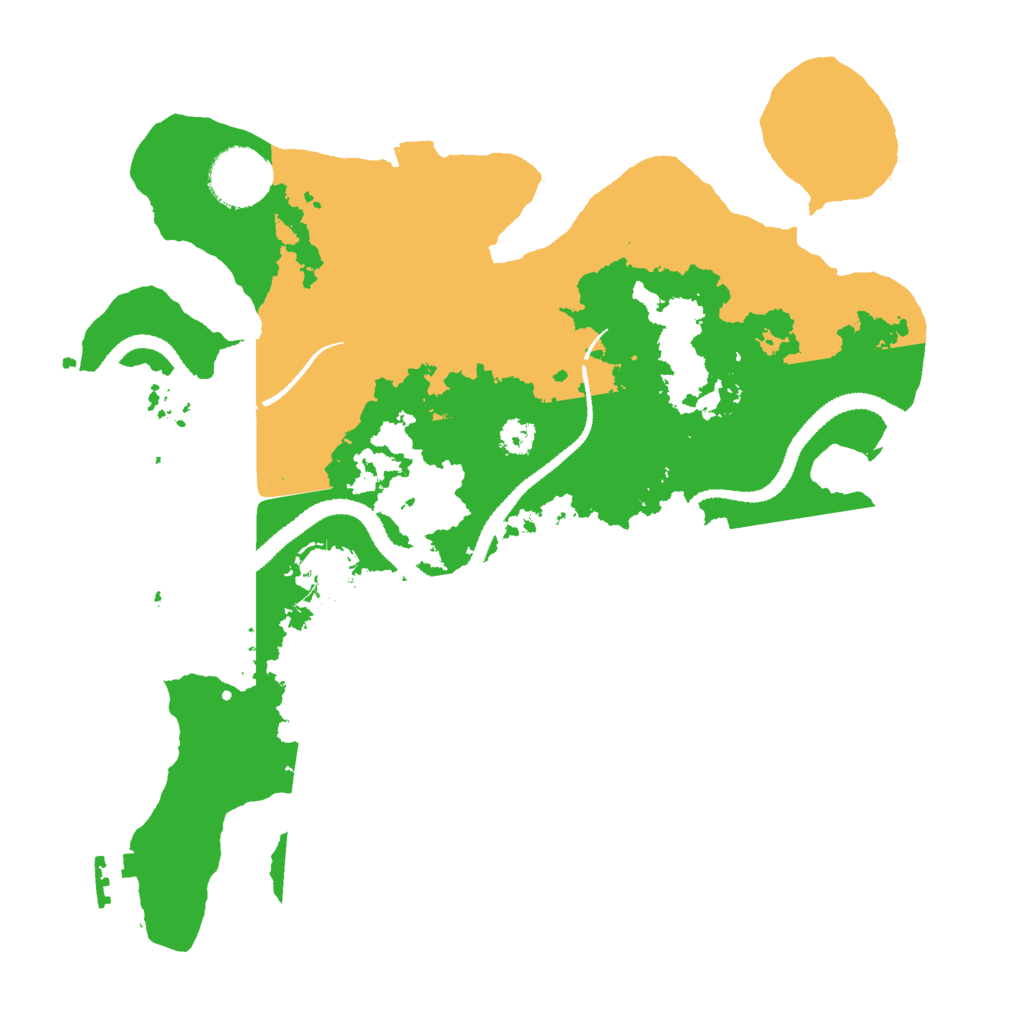 Biome Rust Map: Procedural Map, Size: 3001, Seed: 49895