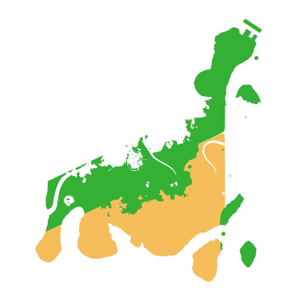 Biome Rust Map: Procedural Map, Size: 3000, Seed: 1402943317