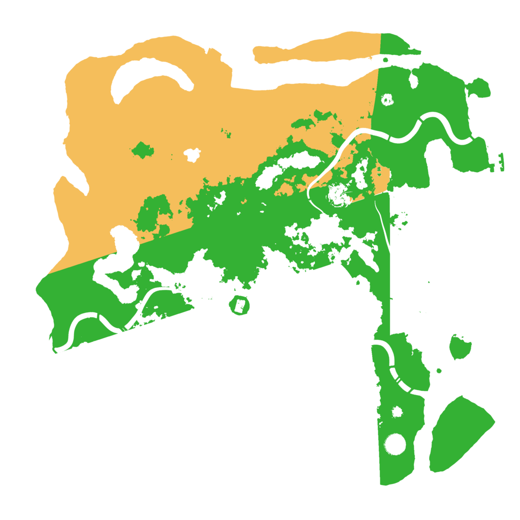 Biome Rust Map: Procedural Map, Size: 4300, Seed: 1762277237