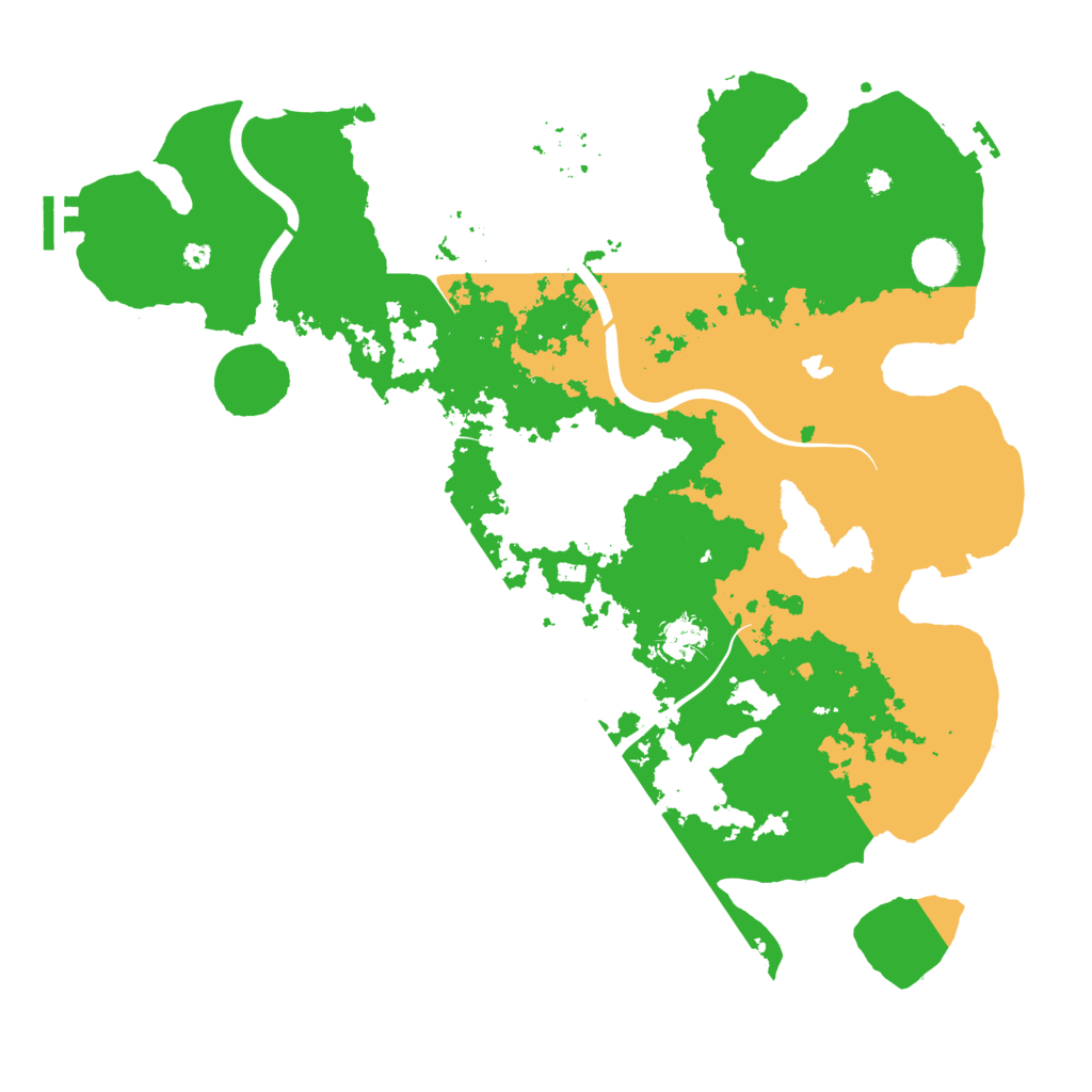 Biome Rust Map: Procedural Map, Size: 4096, Seed: 1801161103