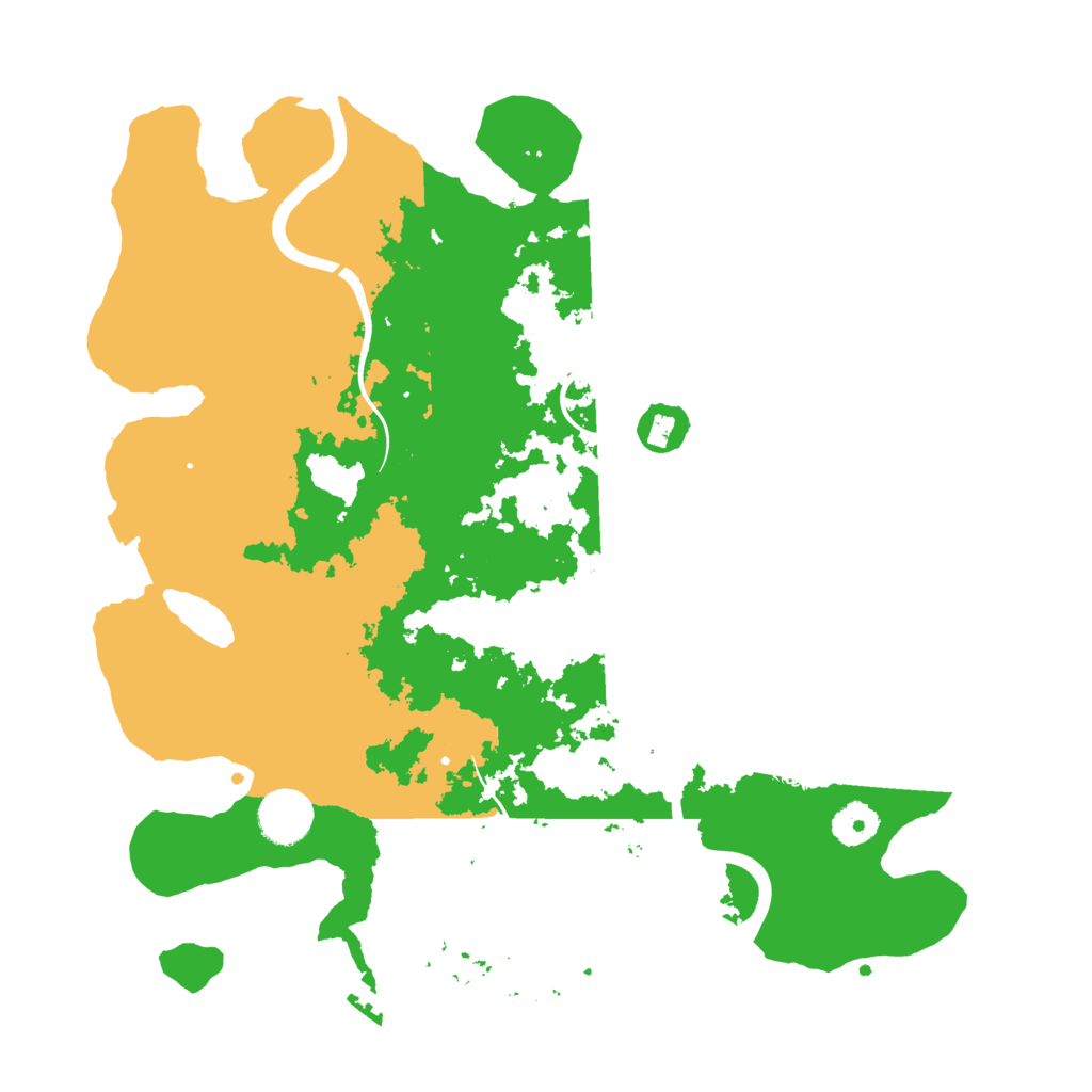 Biome Rust Map: Procedural Map, Size: 3700, Seed: 179359829