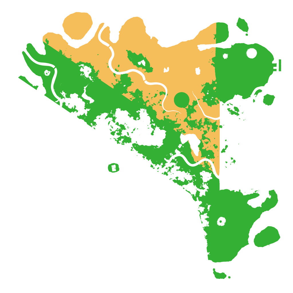 Biome Rust Map: Procedural Map, Size: 5000, Seed: 7546246