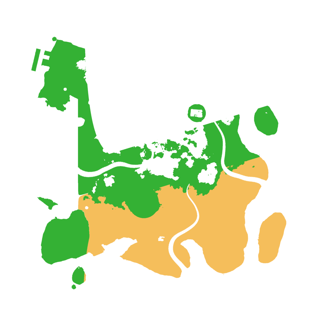 Biome Rust Map: Procedural Map, Size: 2800, Seed: 379368884