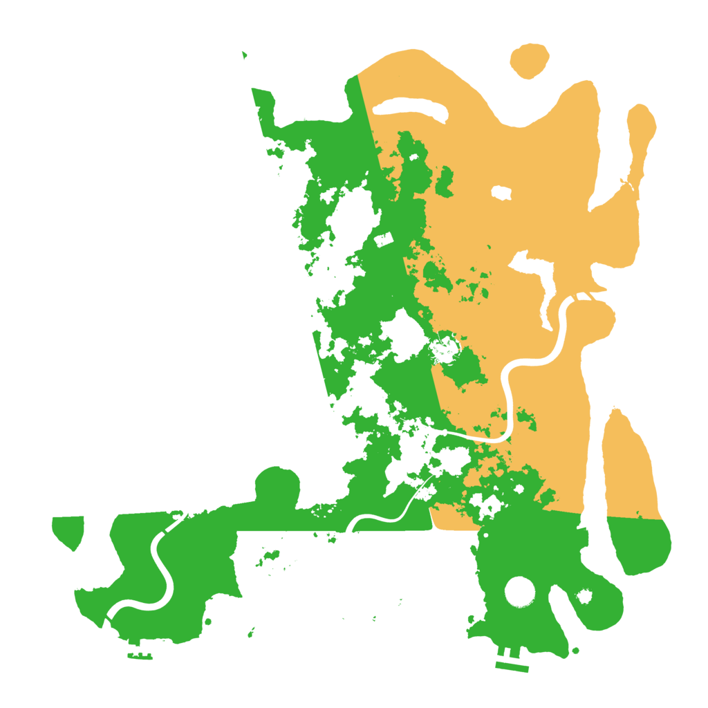 Biome Rust Map: Procedural Map, Size: 4300, Seed: 11381599
