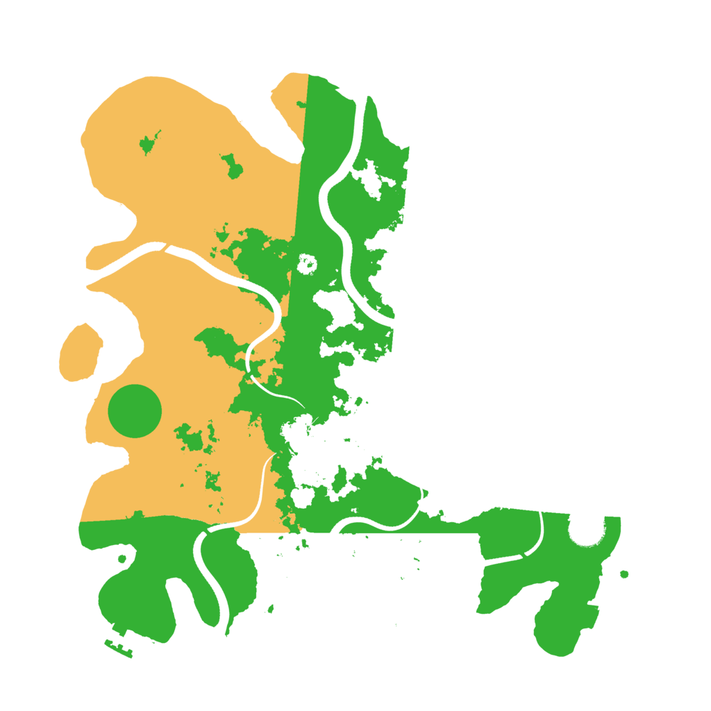 Biome Rust Map: Procedural Map, Size: 3500, Seed: 1880362429