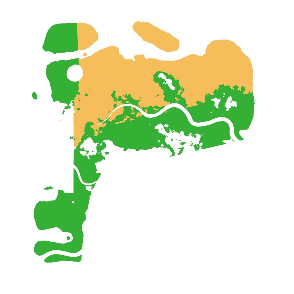 Biome Rust Map: Procedural Map, Size: 3300, Seed: 2110294657