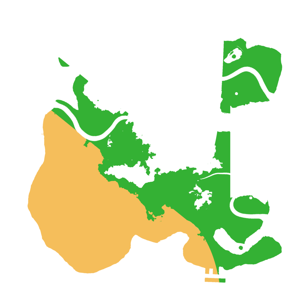 Biome Rust Map: Procedural Map, Size: 3000, Seed: 63394845