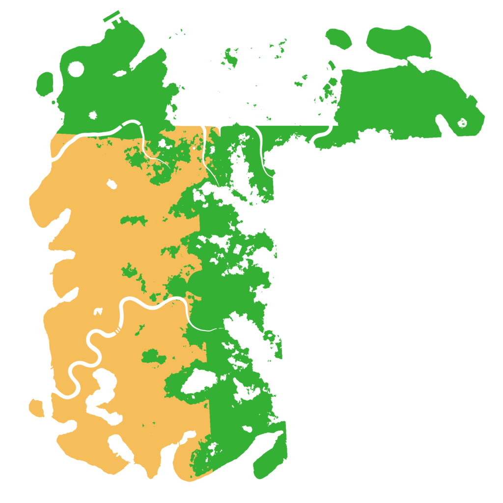 Biome Rust Map: Procedural Map, Size: 5600, Seed: 702442810