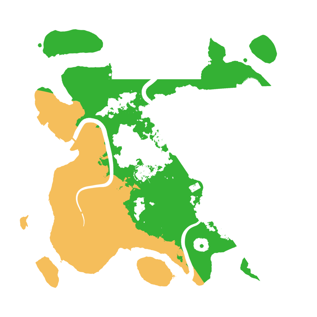 Biome Rust Map: Procedural Map, Size: 3250, Seed: 1045309908