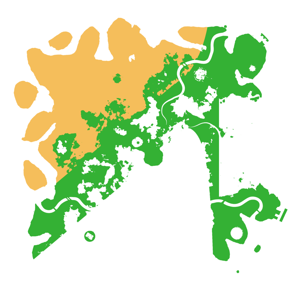 Biome Rust Map: Procedural Map, Size: 4250, Seed: 363652429