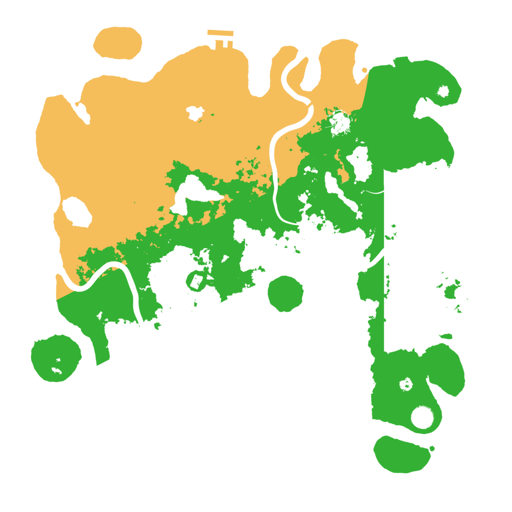 Biome Rust Map: Procedural Map, Size: 4000, Seed: 489240007
