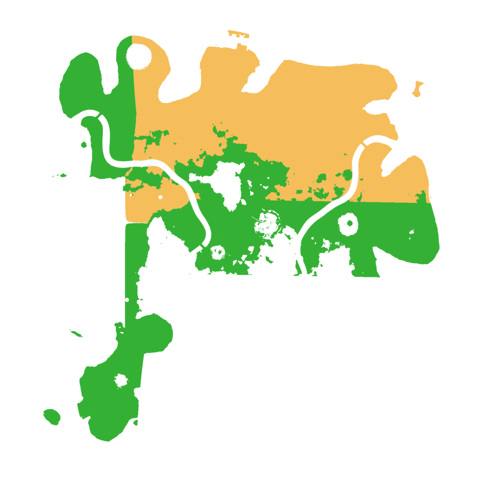 Biome Rust Map: Procedural Map, Size: 3500, Seed: 1662306477